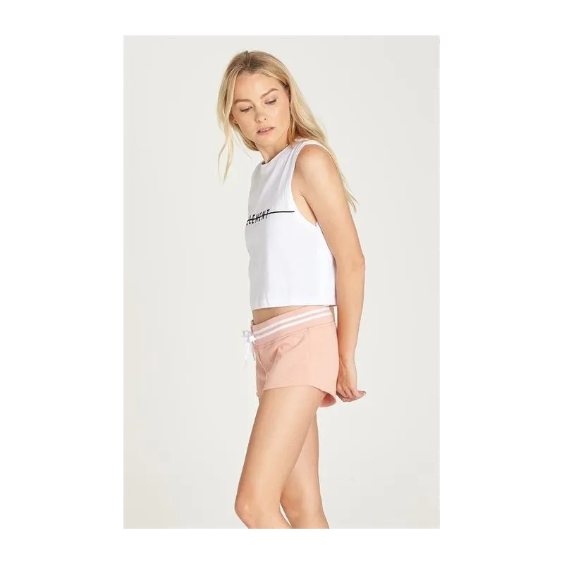 Element Line Logo Women's Crop Tank White