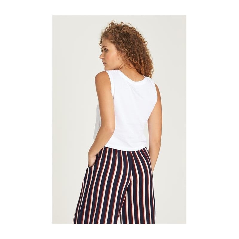 Element Random Women's Crop Tank White