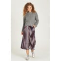 Element Aluna Culotte Pant Indigo Stripe