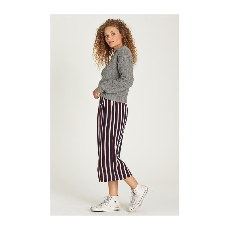 Element Aluna Culotte Pant Indigo Stripe