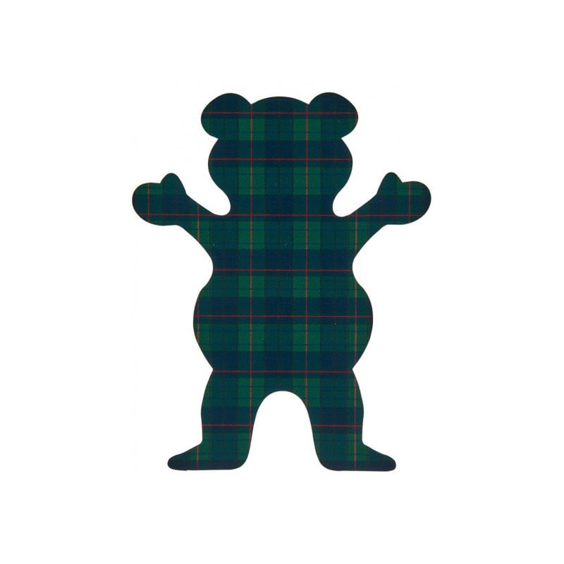 Grizzly Bear Plaid Sticker Grizzly Bear Plaid Sticker