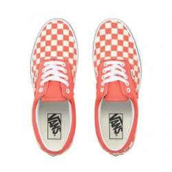 Vans Era Checkerboard Emberglow/True White Shoes