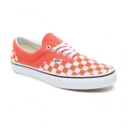 Vans Era Checkerboard Emberglow/True White Chaussures