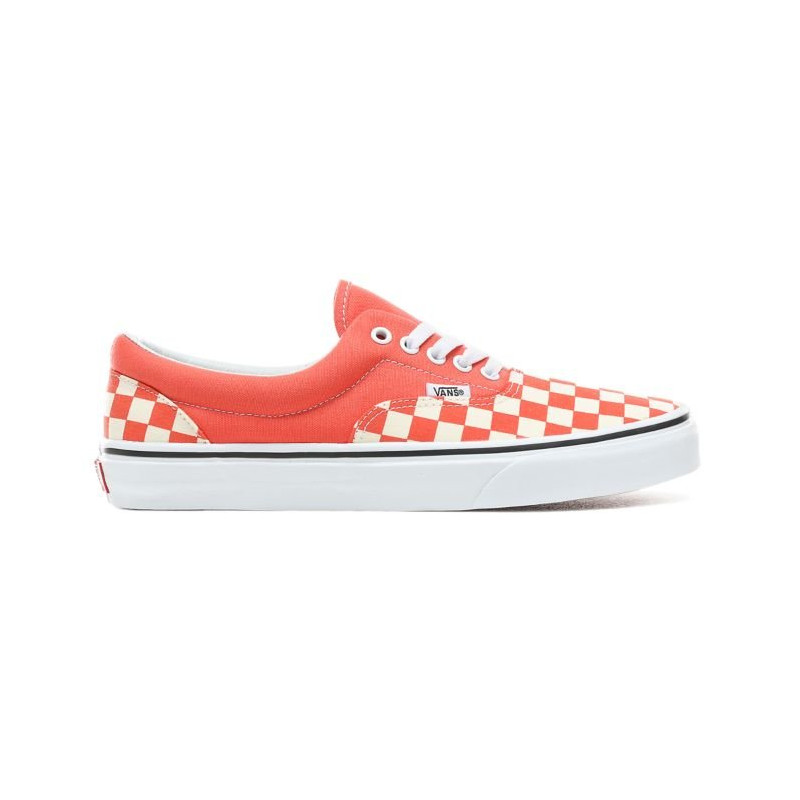 Vans Era Checkerboard Emberglow/True White Chaussures