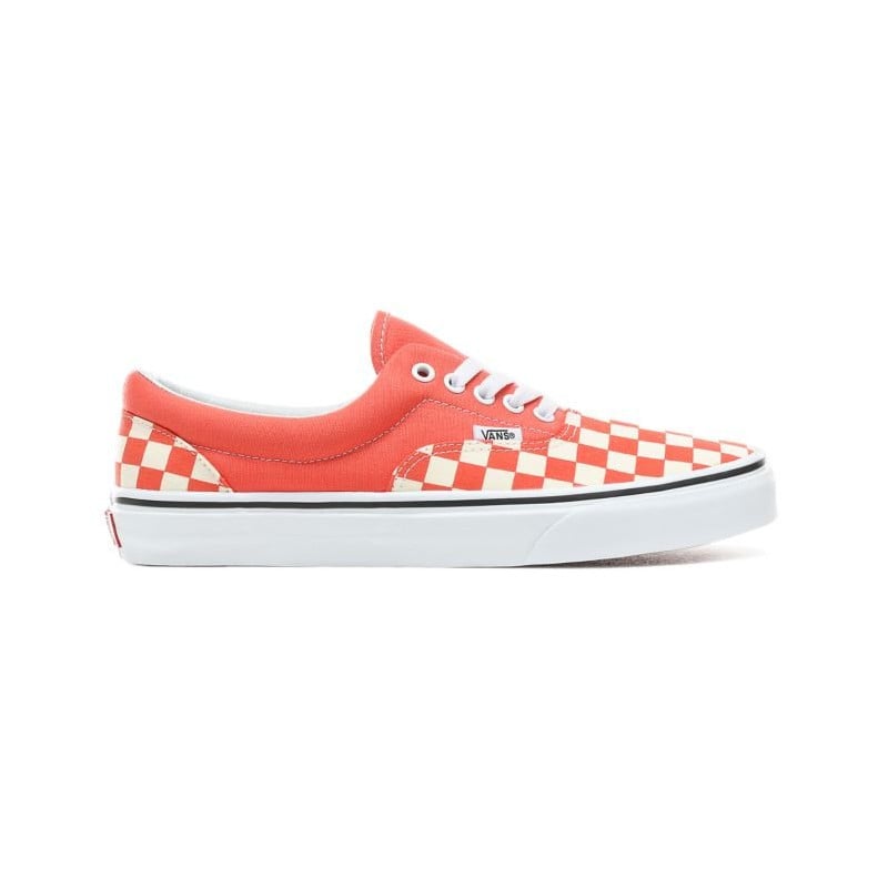 Vans Era Checkerboard Emberglow/True White Schoenen