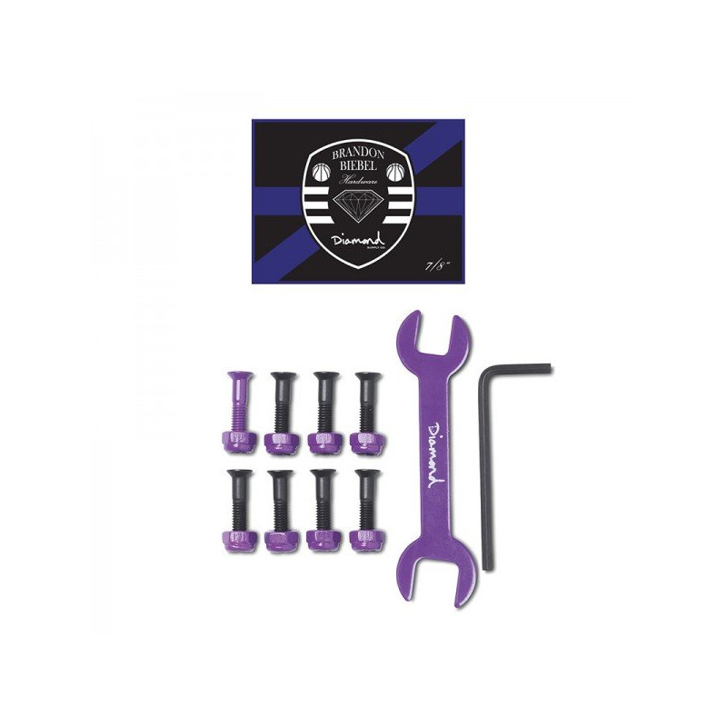 Diamond Hella Tight Biebel Bolts 7/8" Purple Diamond Hella Tight Biebel Bolts 7/8" Purple