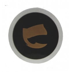 Rayne Round Logo Sticker - Black Gold