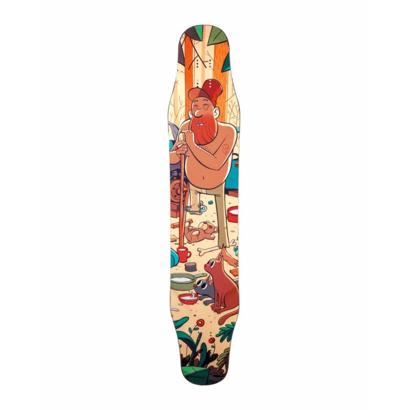 Alternative Longboards Karoo Sidewall "Junkyard"- Deck Only Alternative Longboards Karoo Sidewall "Junkyard"- Deck Only