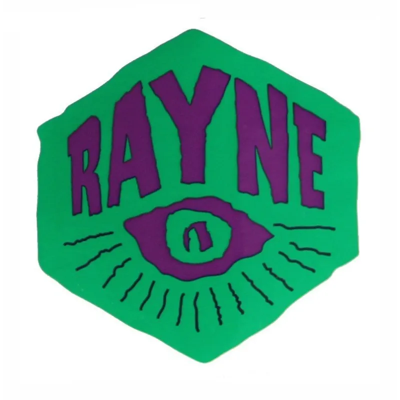 Rayne Eye Logo Sticker - Green/Purple
