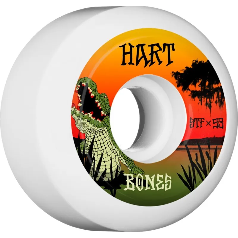Bones STF Hart Gator Bait V5 Sidecuts 53mm Skateboard Rollen