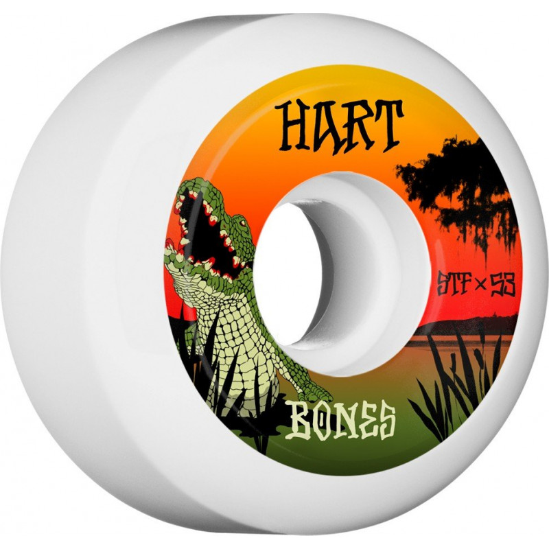 Bones STF Hart Gator Bait V5 Sidecuts 53mm Skateboard Ruote