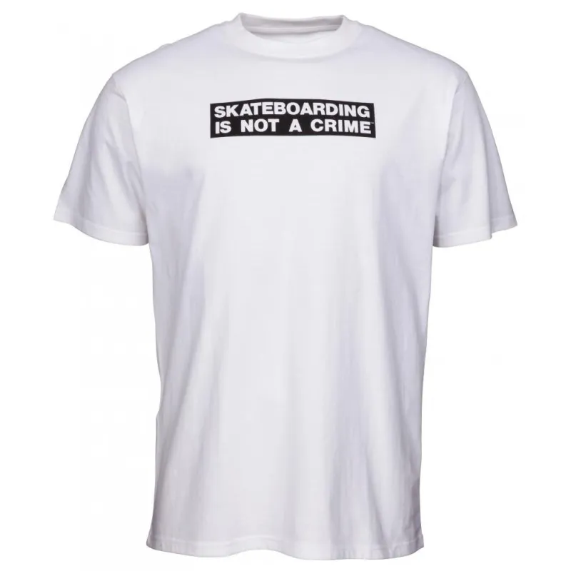 Santa Cruz Not a Crime T-Shirt White