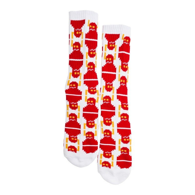 Toy Machine Digi Monster Socks White