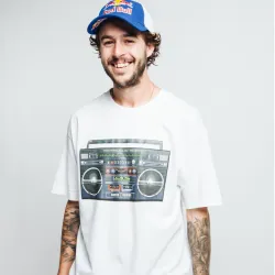 Grizzly Boom Box T-Shirt White