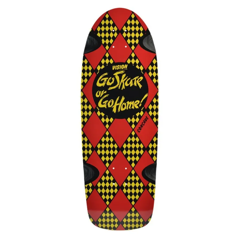 Vision Go Skate Or Go Home 10.25" Old School Skateboard Deck