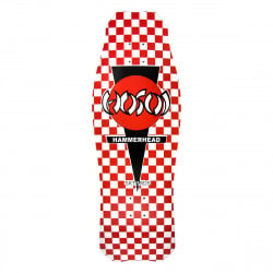 Hosoi OG Hammerhead Checker Red - Old School Skateboard Deck