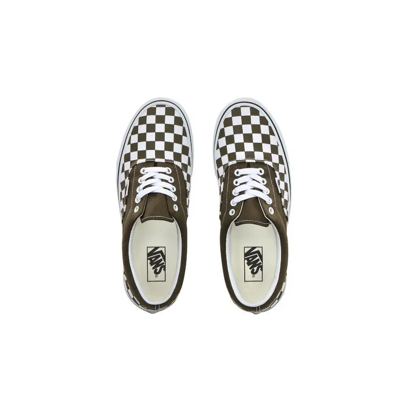Vans Era Checkerboard Beech/True White Chaussures