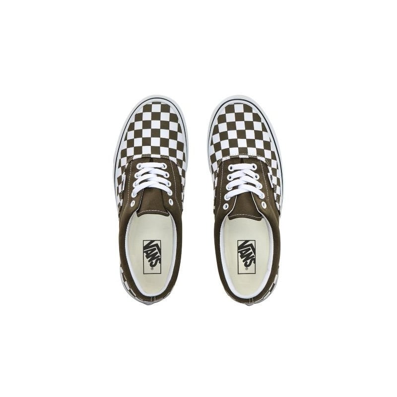 Vans Era Checkerboard Beech/True White Shoes