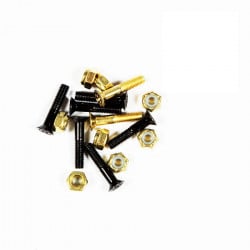 Independent Hardware 1" Zwart/Gold Phillips Bolts