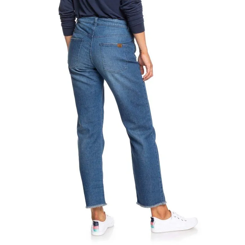 Roxy Good Story Straight Fit Jeans Dark Indigo