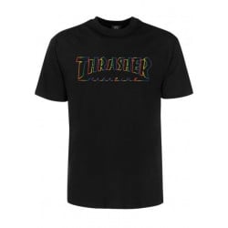 Thrasher Spectrum T-Shirt Black at 