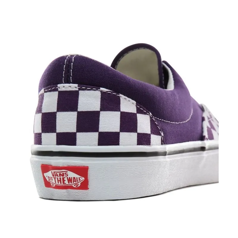 Vans Era Checkerboard Violet Indigo/True White Schoenen