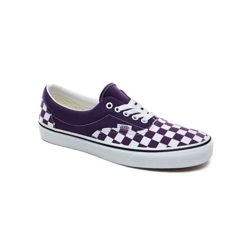 Vans Era Checkerboard Violet Indigo/True White Schoenen
