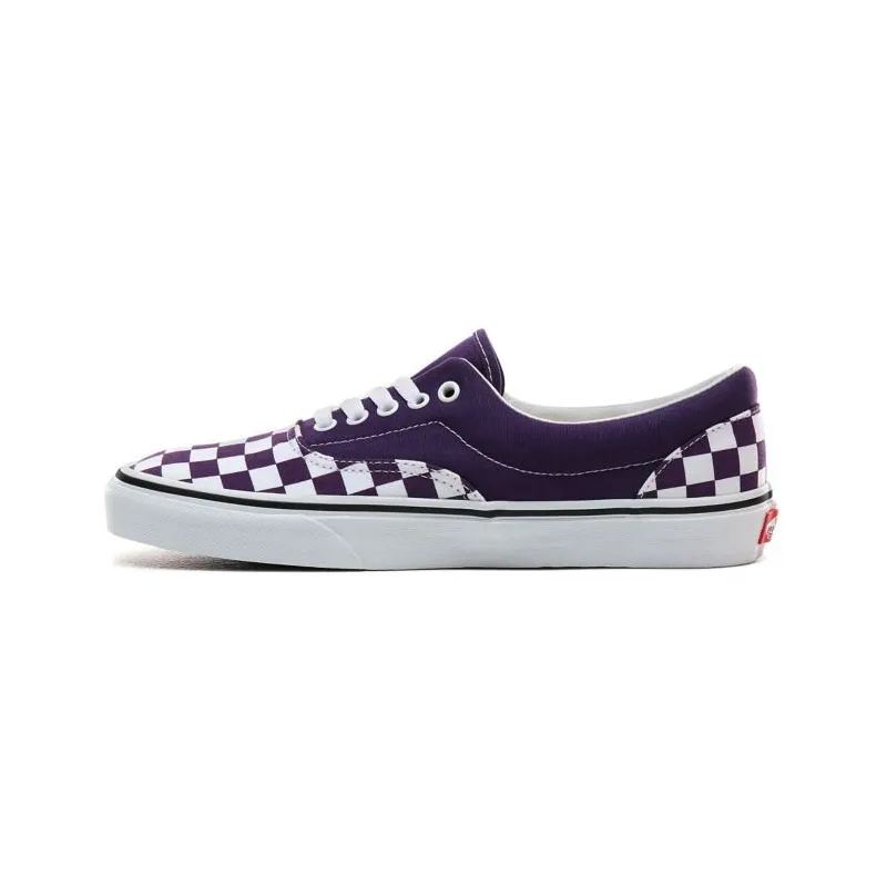 Vans Era Checkerboard Violet Indigo/True White Schoenen