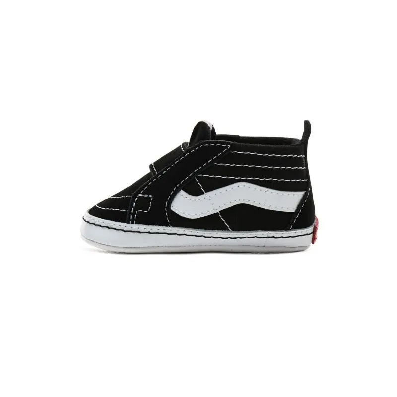 Vans Infant Sk8-Hi Crib Shoes Black/True White