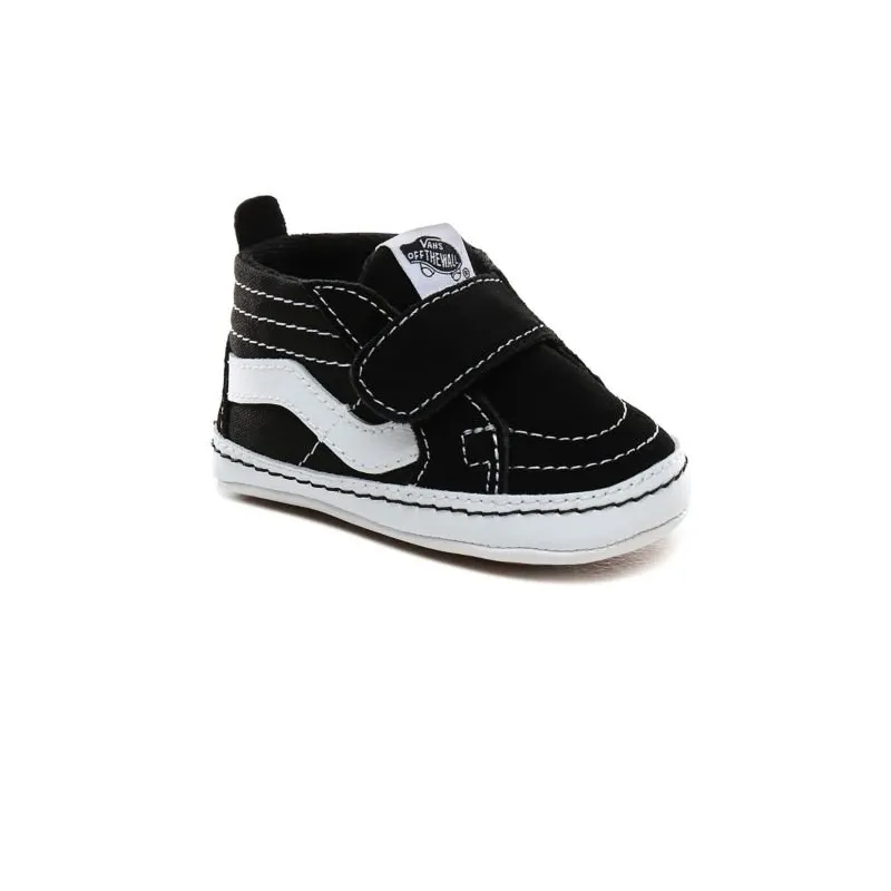 Vans Infant Sk8-Hi Crib Shoes Black/True White