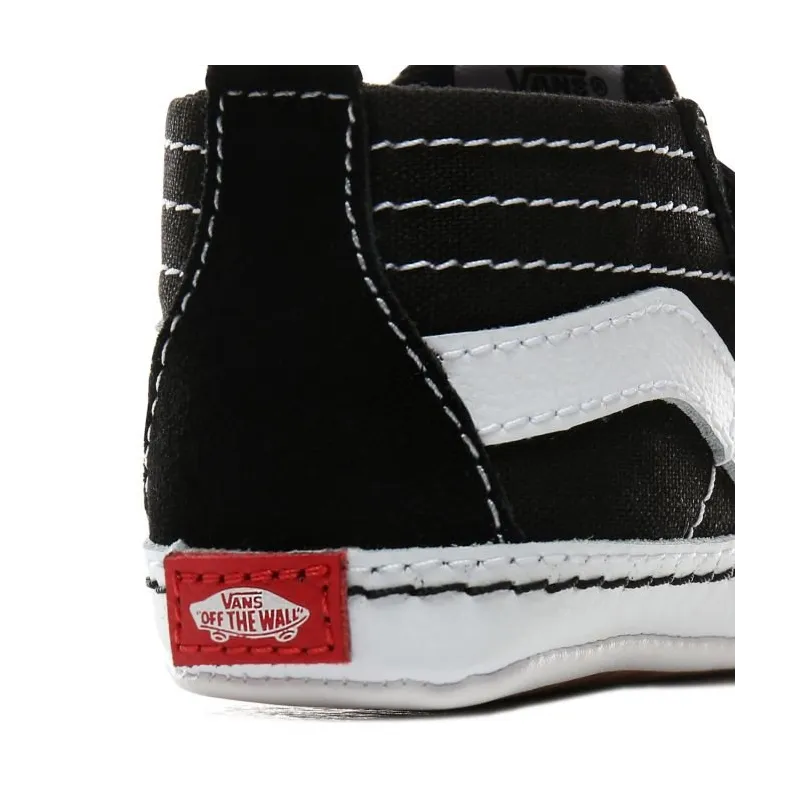 Vans Infant Sk8-Hi Crib Shoes Black/True White