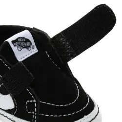 Vans Infant Sk8-Hi Crib Shoes Black/True White