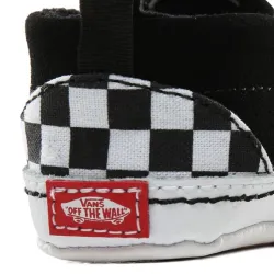 Vans Infant Checkerboard Slip-On V Crib Shoes (Checker)Black/True White