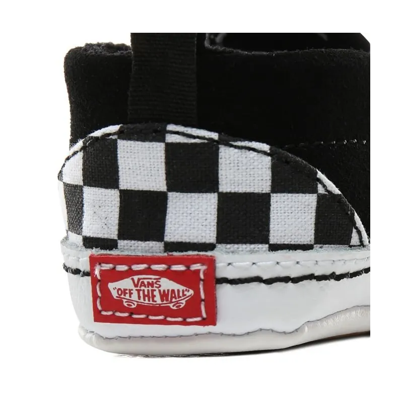 Vans Infant Checkerboard Slip-On V Crib Chaussures (Checker)Black/True White
