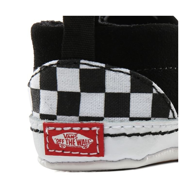 Vans Infant Checkerboard Slip-On V Crib Shoes (Checker)Black/True White