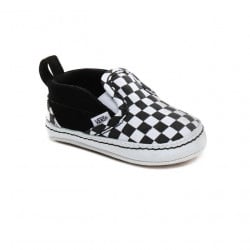 Vans Infant Checkerboard Slip-On V Crib Scarpe (Checker)Black/True White