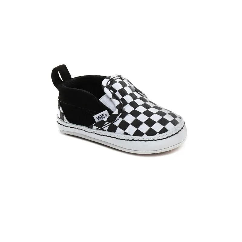 Vans Infant Checkerboard Slip-On V Crib Schoenen (Checker)Black/True White