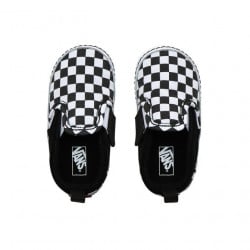 Vans Infant Checkerboard Slip-On V Crib Schoenen (Checker)Black/True White