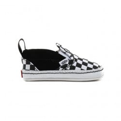 Vans Infant Checkerboard Slip-On V Crib Chaussures (Checker)Black/True White