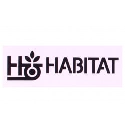 Habitat Horizontal Logo Sticker Black