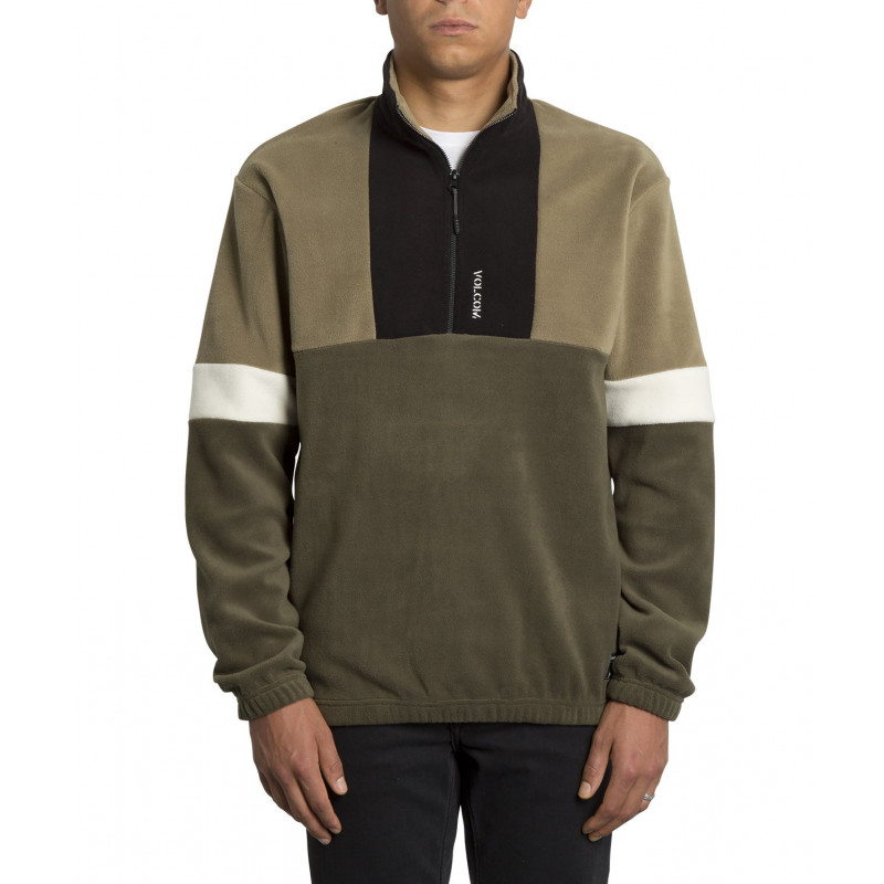 Volcom Trekker Sherpa Crew Dark Olive