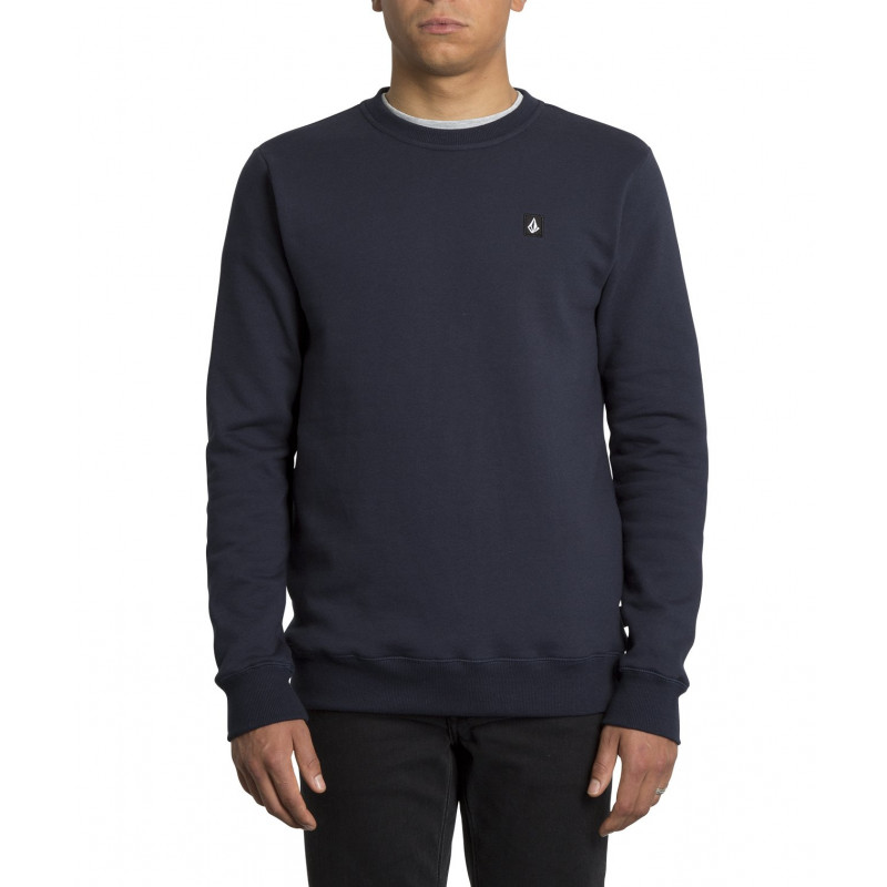 Volcom Sngl Stn Crew Navy Volcom Sngl Stn Crew Navy
