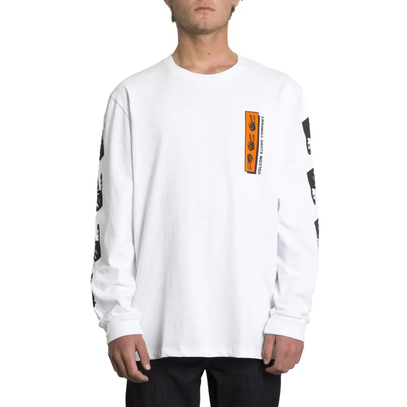 Volcom Peace Grid Bxy Longsleeve White