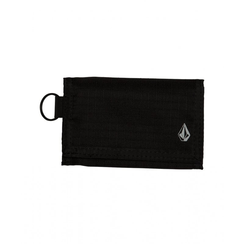 Volcom Nylon Stone Wallet Black Volcom Nylon Stone Wallet Black