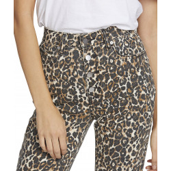 Volcom Super Stoned Skinny Women's Pants Animal Print