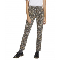 Volcom Super Stoned Skinny Women's Pants Animal Print