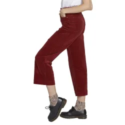 Volcom Oh My Cord Wide Leg Women's Pants Auburn