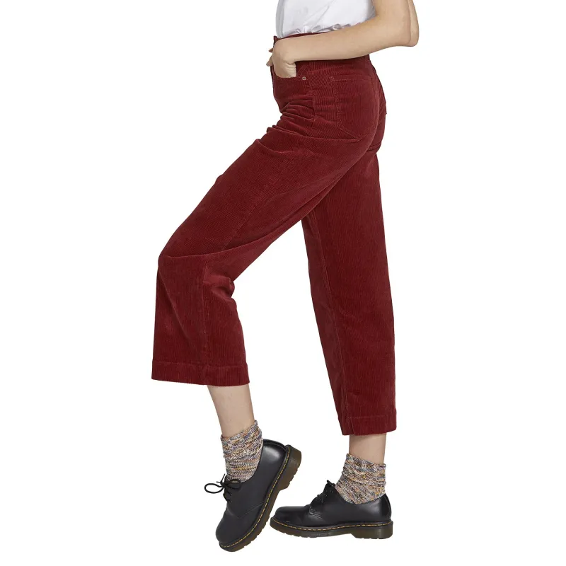 Volcom Oh My Cord Wide Leg Women's Pants Auburn
