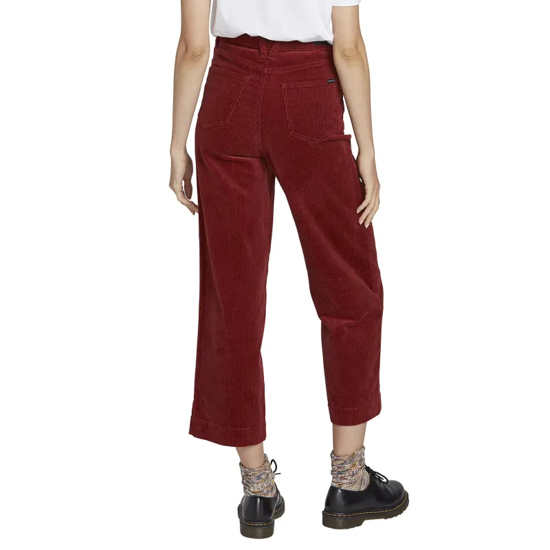 Volcom Oh My Cord Wide Leg Women's Pants Auburn