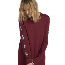 Volcom What A Trip Women's Dress Zinfandel